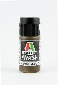 Italeri 4951AP Modèle Wash : BRUN FONCÉ 20 ml