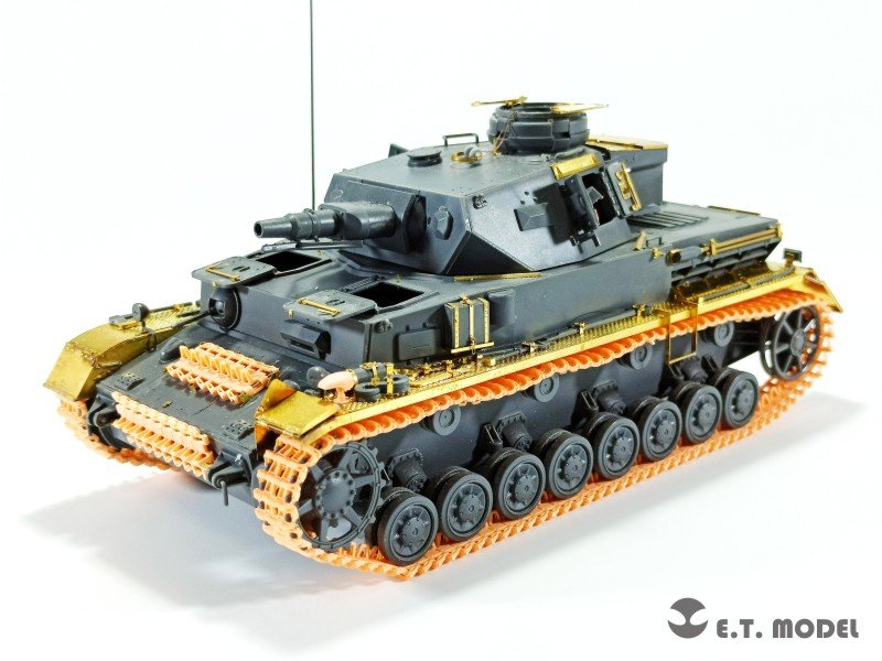 Maquette ET P35-020 Catalyseur allemand Pz.Kpfw.III/IV (Type 3A) de la Seconde Guerre mondiale, chenilles fonctionnelles (impression 3D), échelle 1/35 – Bild 4