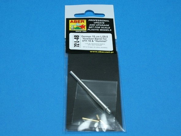 Canon allemand Aber 72L-48 de 15 cm pour sFH 18 et « Hummel » au 1/72  – image 4