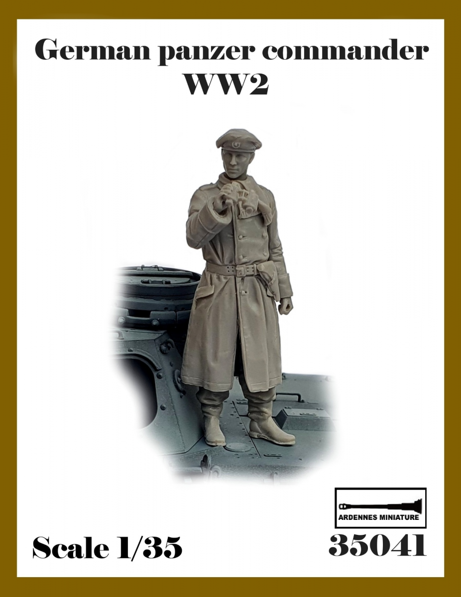 Ardennes Miniature 35041 Commandant de char allemand Seconde Guerre mondiale 1/35