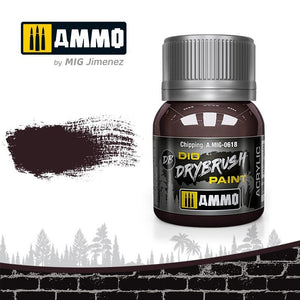 Munitions pour Mig 0618 DRYBRUSH Chipping 40ml