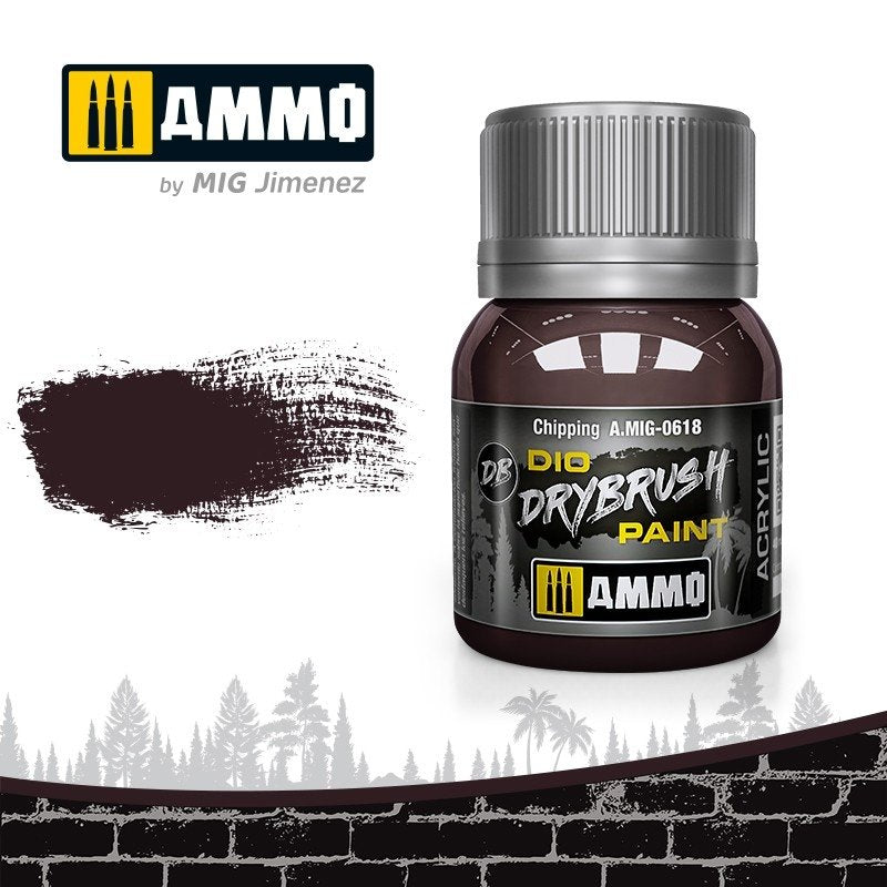 Munitions pour Mig 0618 DRYBRUSH Chipping 40ml