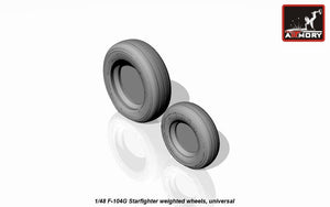 Roues du F-104G Starfighter Armory Models AW48312 (avec roues avant en option) 1/48 – image 6