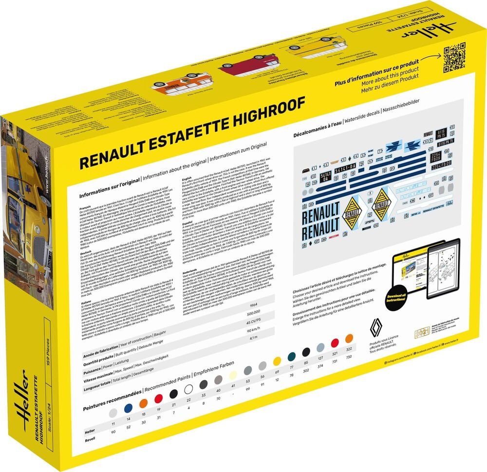 Heller 80740 Renault Estafette toit haut 1/24 – image 4