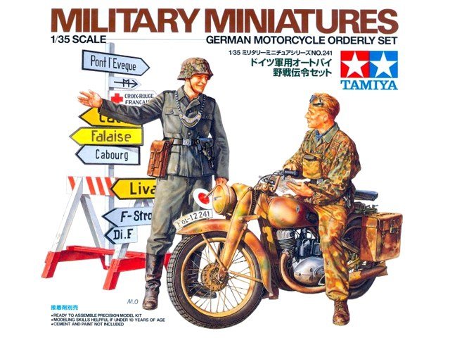 Tamiya 35241 Ensemble de motocyclistes allemands (1/35)