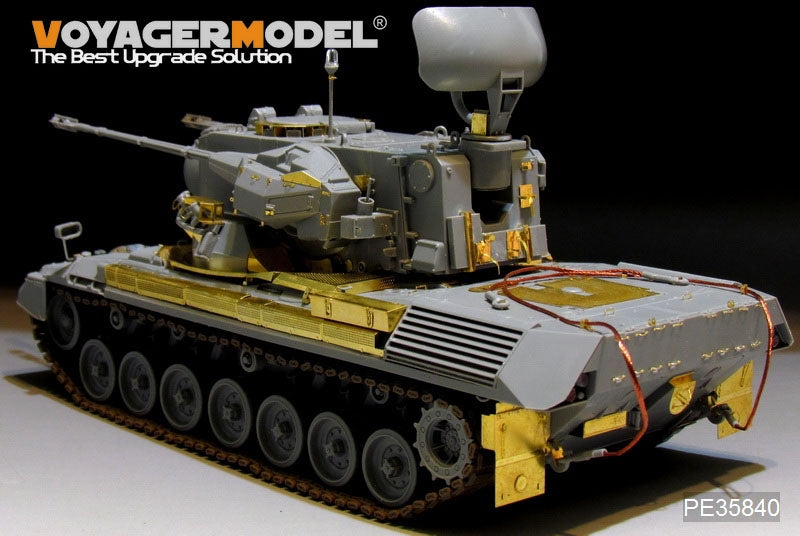 Maquette Voyager PE35840 Gepard A1 SPAAG allemand moderne de base pour TAKOM 2044 au 1/35 – immagine 14