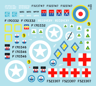 Star Decals 35-C1203 Voiture de reconnaissance blanche M3A1 alliée 1/35  – immagine 3