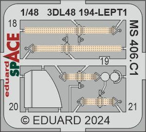 Eduard 3DL48194 MS 406. C1 SPACE DORA WINGS 1/48 – immagine 2