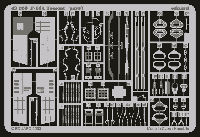 Eduard BIG4816 F-14A 1/48 HASEGAWA – image 7