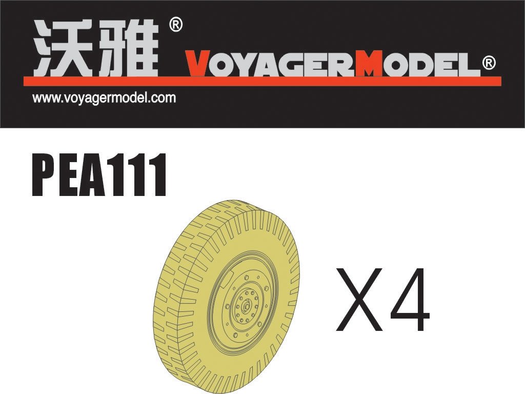 Roues de route Voyager Model PEA111 pour Sd.Kfz.234 Pattern 2 (pour DRAGON) 1/35