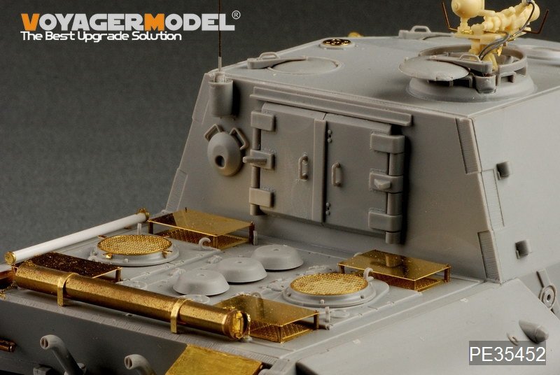Maquette Voyager PE35452 Jagdpanzer E-100 allemand de la Seconde Guerre mondiale pour Trumpeter 01596 au 1/35 – immagine 5
