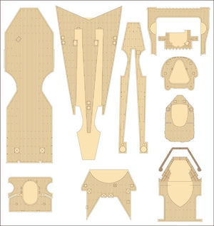 MK1 Design MD-20024 DKM Cuirassé SCHARNHORST DX PACK pour Trumpeter 1/200 – Bild 70