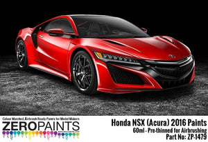 Peinture Zero Paints ZP-1479-R559 Honda NSX Curva Rouge - Rosso Racing - R559 (Unie) 60 ml