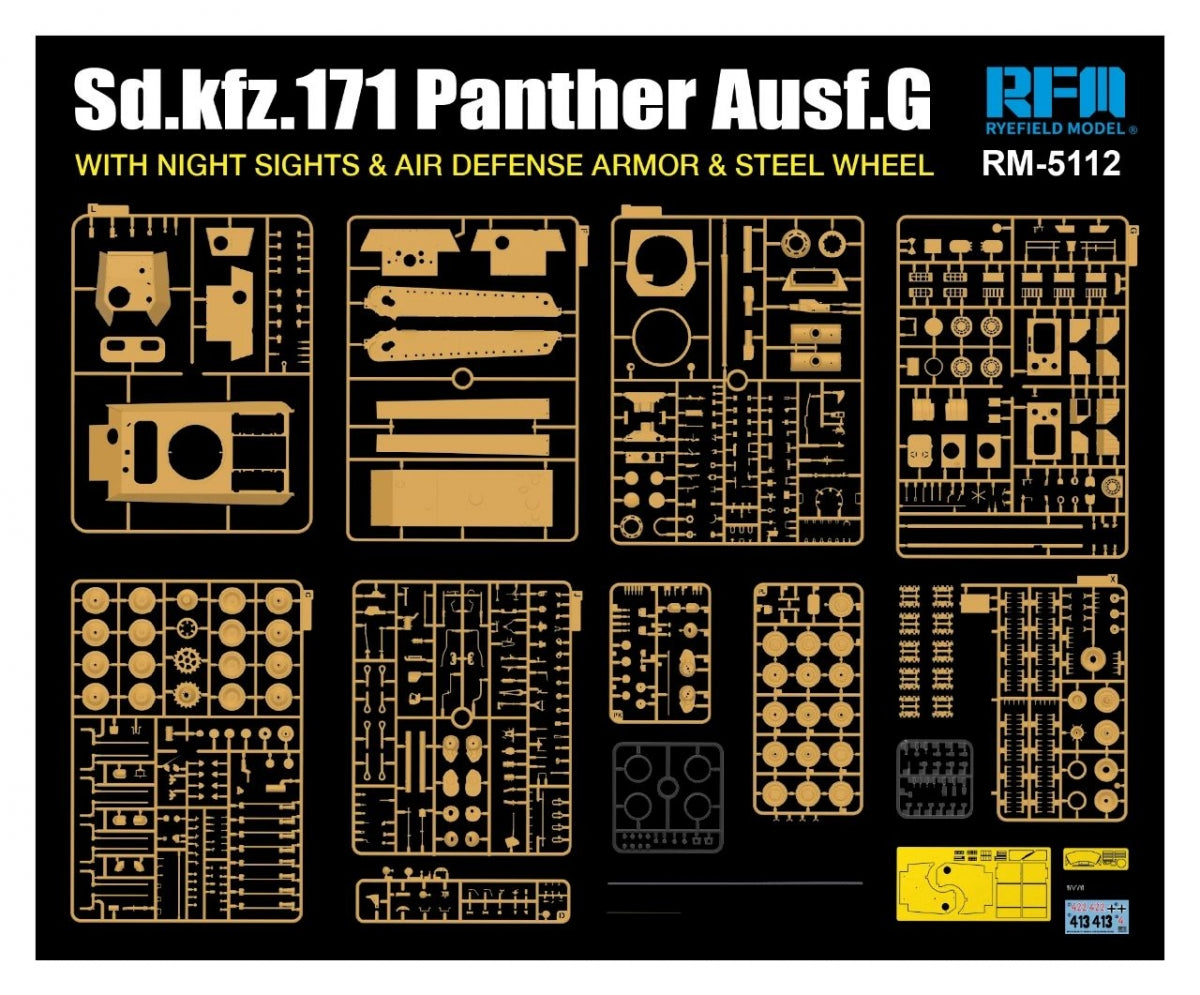 Rye Field modèle 5112 PANTHER AUSF.G 1/35  – image 2