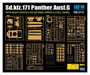 Rye Field modèle 5112 PANTHER AUSF.G 1/35  – image 2