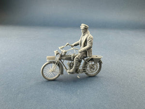 Copper State Models F32-060 Motard de liaison allemand debout avec une moto (moto non incluse) 1/32  – Bild 2