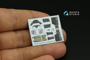 Intérieur imprimé en 3D et coloré sur papier décalcomanie Quinta Studio QD72053 A-1J (Hasegawa) 1/72 – image 3