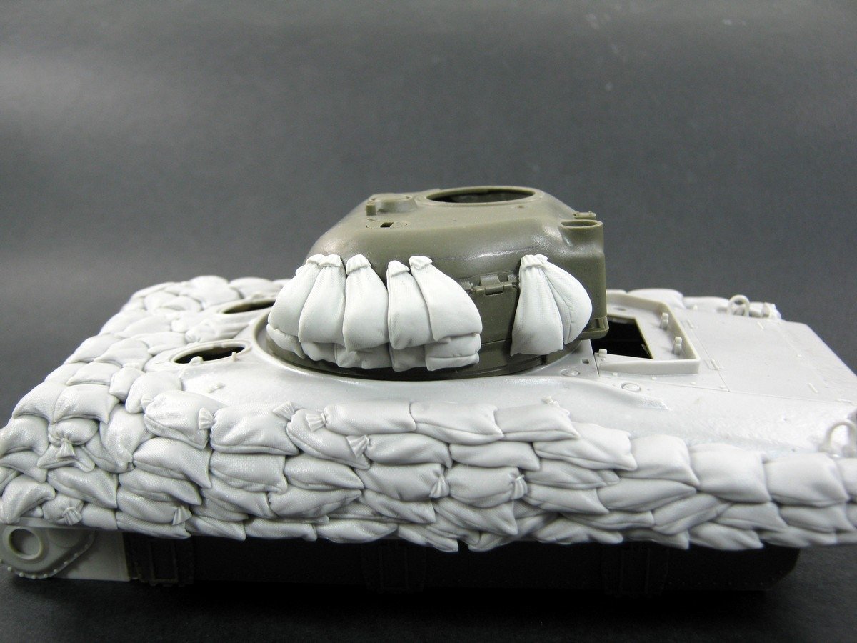 Panzer Art RE35-139 Blindage sable lourd pour char M4A1 (coque initiale) 1/35 – Bild 3
