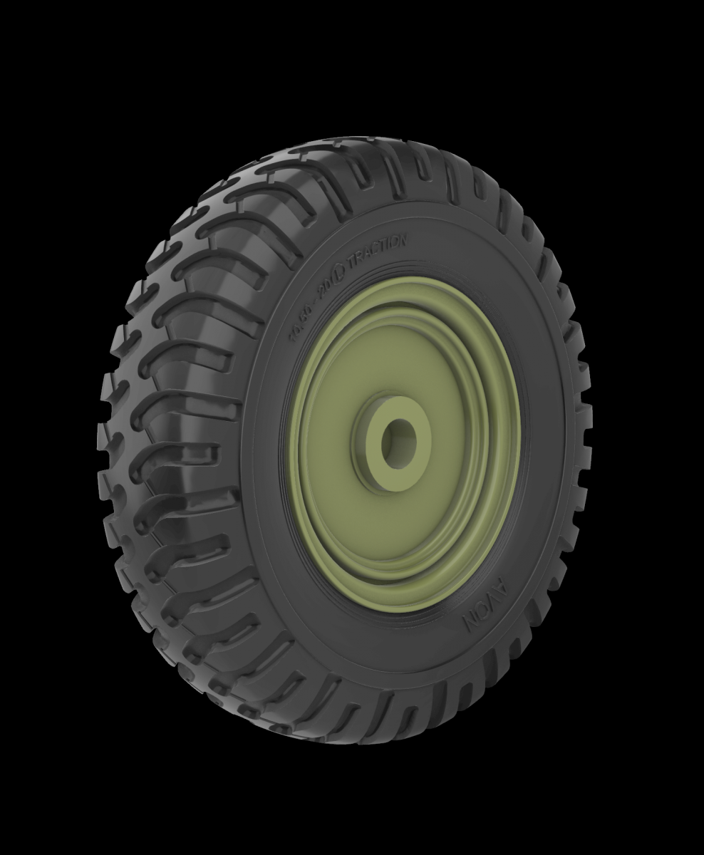 Panzer Art RE35-732 Roues de route Daimler AC (AVON) 1/35 – Bild 3