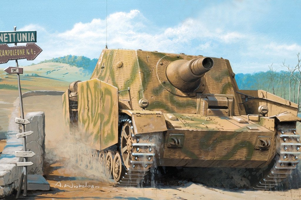 Hobby Boss 80135 STURMPANZER IV allemand, VERSION PRÉCOCE, MILIEU DE PRODUCTION AVEC INTÉRIEUR 