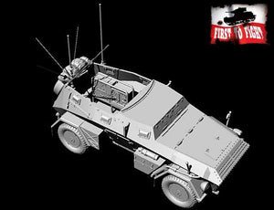 Premier véhicule de commandement allemand Sd.Kfz.247 Ausf.B avec station radio PL110 à combattre (échelle 1/72) – Bild 2
