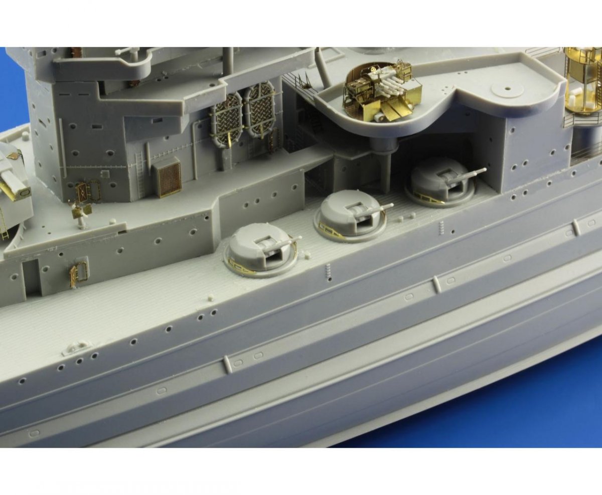 Eduard 53149 HMS Queen Elizabeth 1943 pt 5 - deck &amp;amp; main batteries TRUMPETER 1/350 – zdjęcie 8