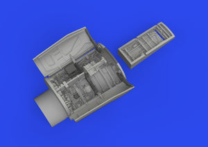 Eduard 648984 Baies de train d&amp;#39;atterrissage F-16C (version tardive) - Maquette KINETIC PRINT au 1/48 – imagen 3