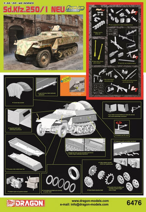 Dragon 6476 Sd.Kfz. 250/1 NEU - Édition Premium 1/35