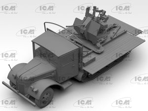 ICM 35455 Sd.Kfz.3b avec Flak 38 Truppenluftschutzwagen 1/35 – immagine 19