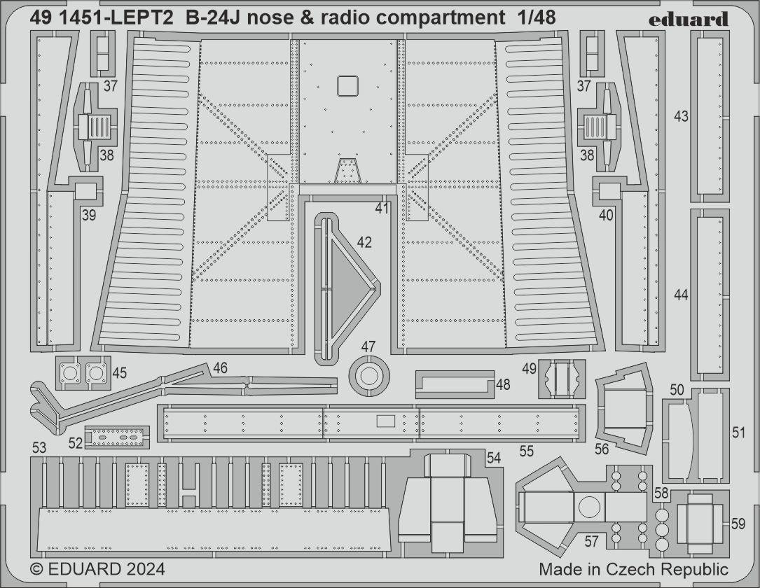 Eduard BIG49423 B-24J PIÈCES ET HOBBY BOSS 1/48 – image 7