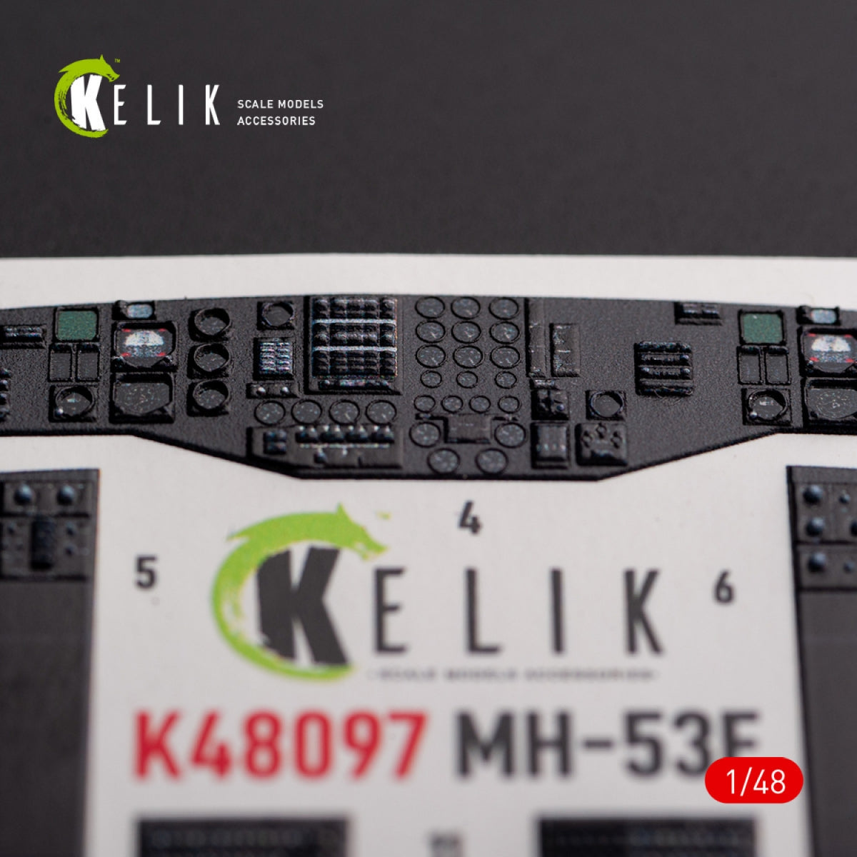 KELIK K48097 MH-53 Sea Dragon - décalcomanies 3D intérieures pour maquette Academy au 1/48 – image 5