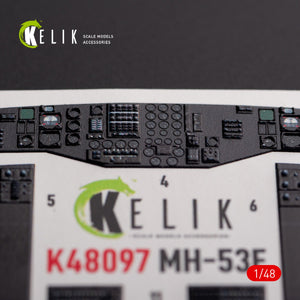 KELIK K48097 MH-53 Sea Dragon - décalcomanies 3D intérieures pour maquette Academy au 1/48 – image 5