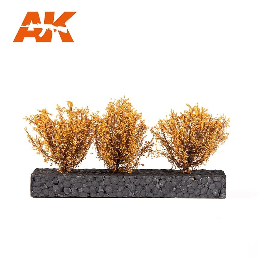 AK Interactive AK8217 BUISSONNES JAUNE FONCÉ 4-6CM 1/35 – image 2
