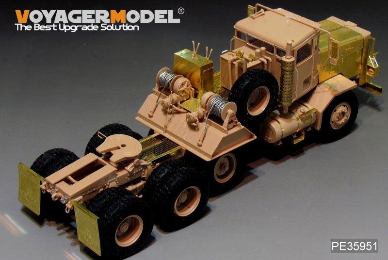 Voyager Model PE35951 Semi-remorque pour engins lourds M911 C-HET et M747 de l&amp;#39;armée américaine moderne pour MENG SS-013 1/35 – immagine 16