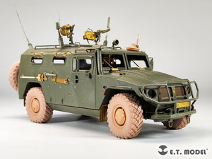 ET Model P35-154 Véhicule blindé haute mobilité russe GAZ-233014 STS TIGER Roues affaissées pour kit Meng 1/35  – immagine 8