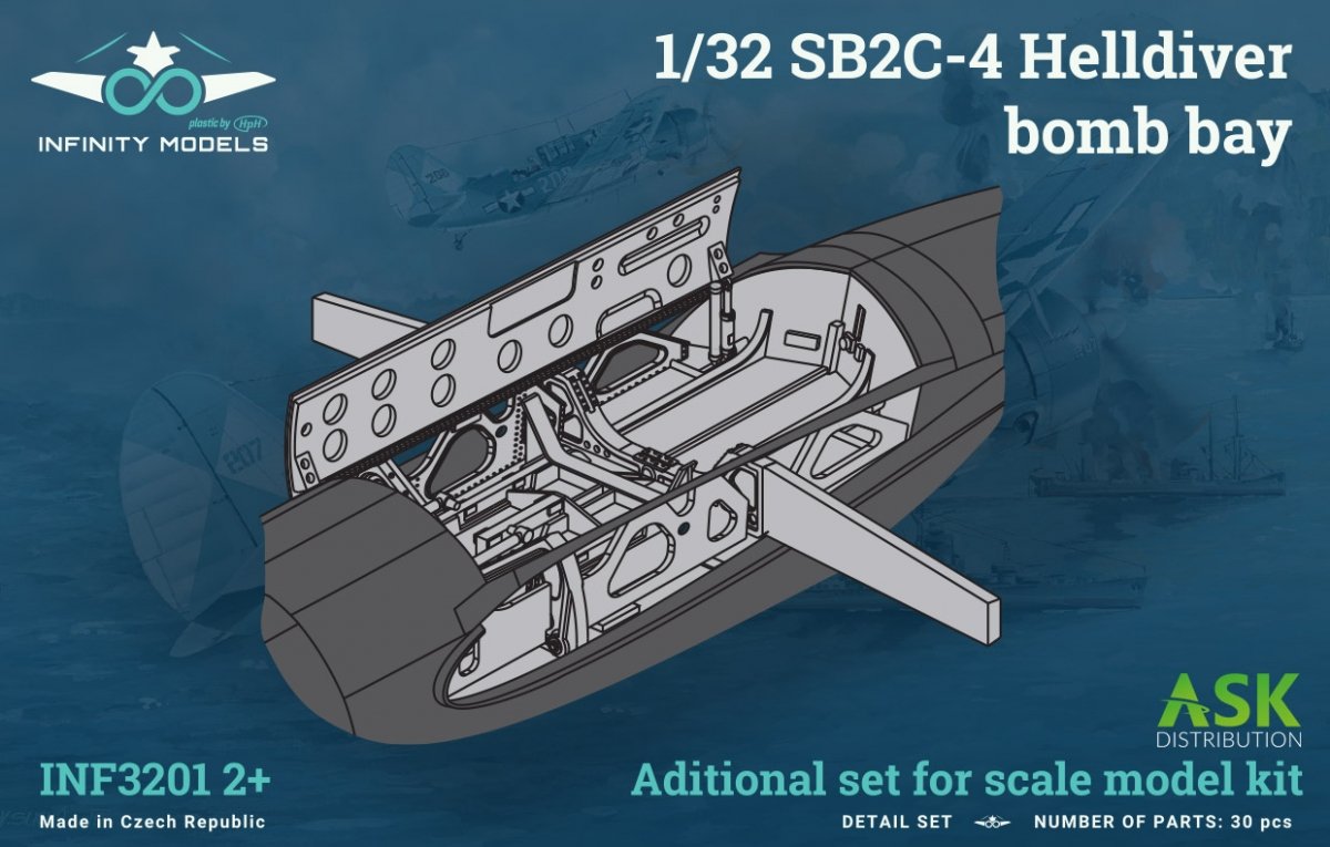 Maquette Infinity Models INF3201-02+ Baie à bombes SB2C-4 Helldiver 1/32