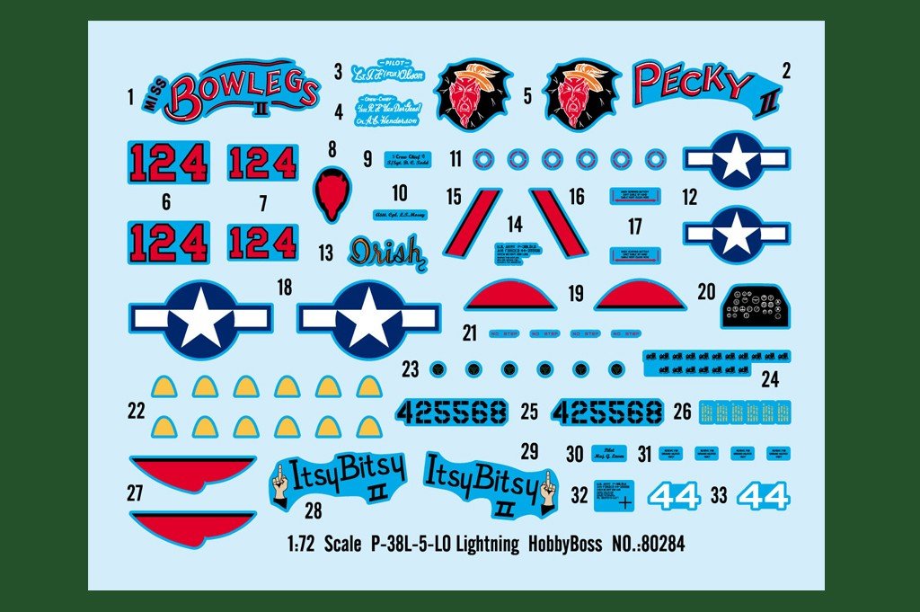Hobby Boss 80284 P-38L-5-L0 Lightning 1/72 – immagine 3