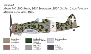 Italeri 2767 Macchi C.200 Série XXI-XXIII 1/48 – immagine 4