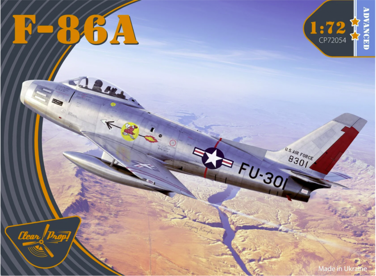 Hélice transparente ! Kit avancé CP72054 F-86A au 1/72