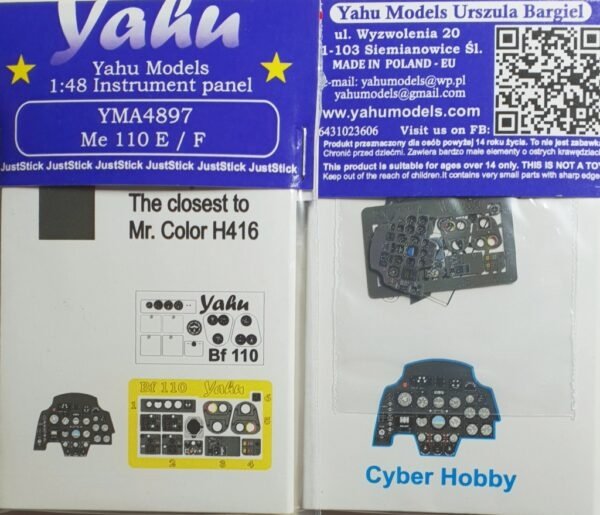Yahu YMA4897 Me 110 E/F Cyber ​​Hobby 1/48