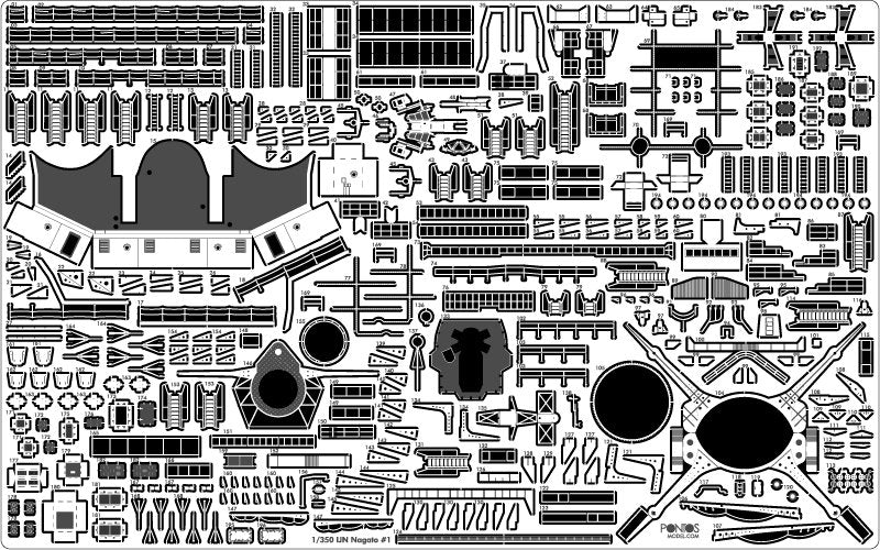 Pontos 35029F1 IJN NAGATO 1941 Ensemble de détail 1/350 – immagine 27