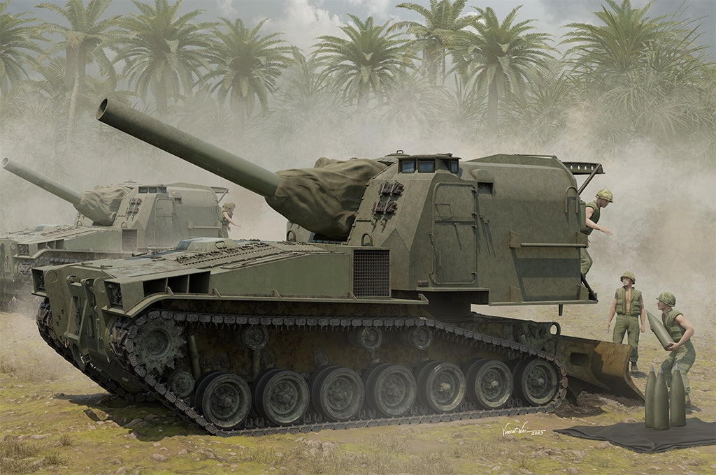 J'adore le kit 63548 M55 Obusier automoteur de 203 mm au 1/35 