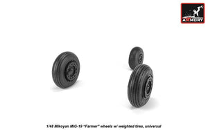 Armory Models AW48030 Mikoyan MiG-19 Farmer roues avec pneus lestés 1/48 – image 2