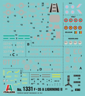Italeri 1331 F-35A Éclairage II (1/72)  – image 4