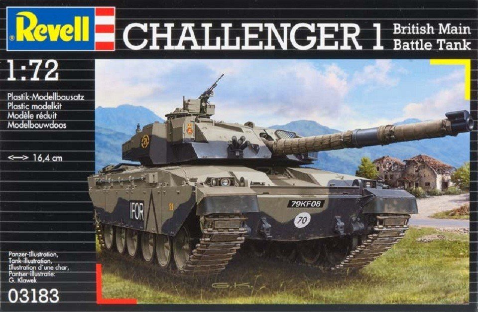Revell 03183 Char de combat principal britannique Challenger I (1/72)