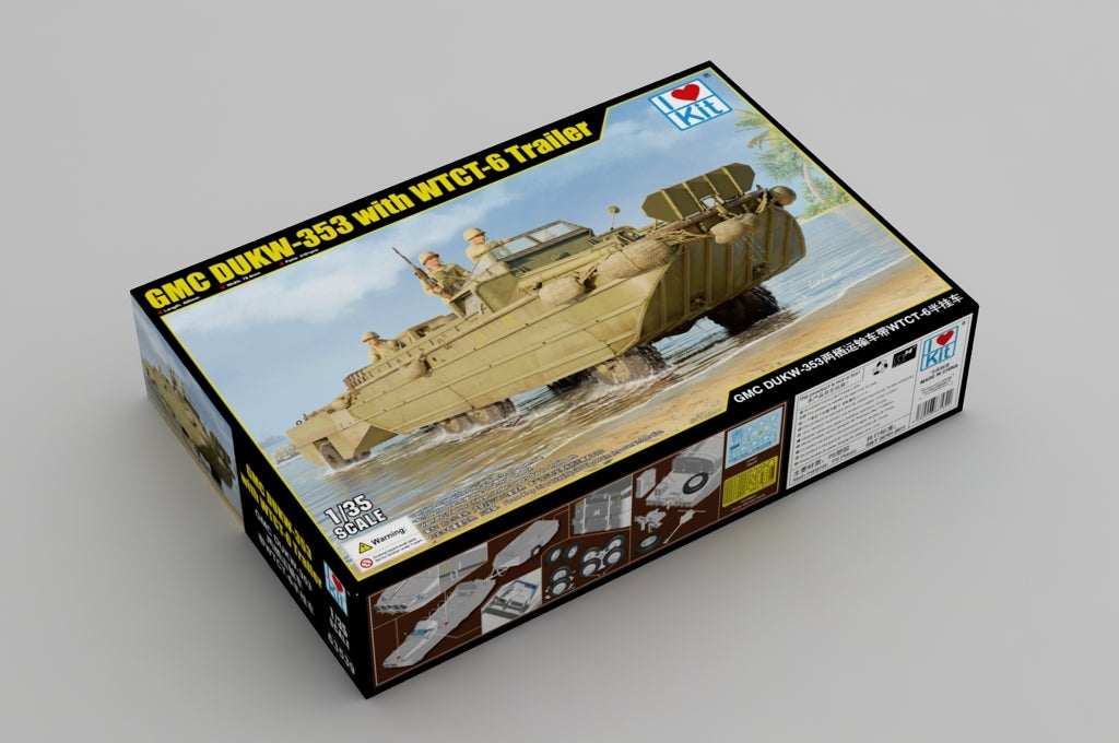 J&amp;#39;adore le kit 63539 GMC DUKW-353 avec remorque WTCT-6 à l&amp;#39;échelle 1/35 – image 2