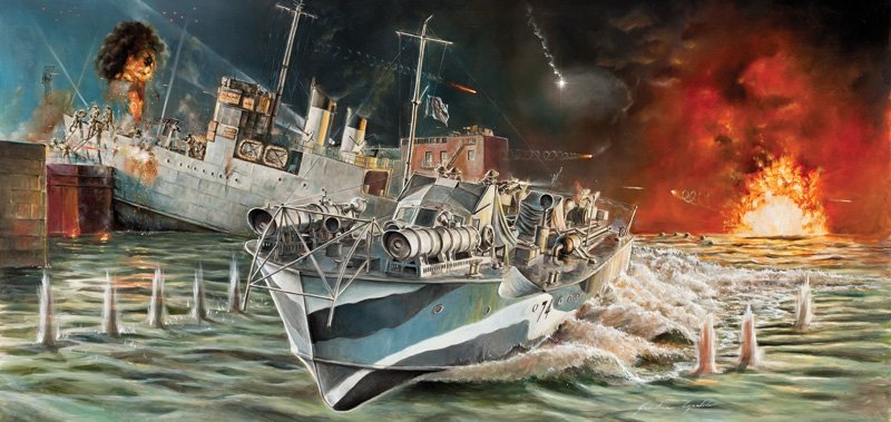 Italeri 5619 Vosper MTB 74 St. Nazaire Raid 1/35
