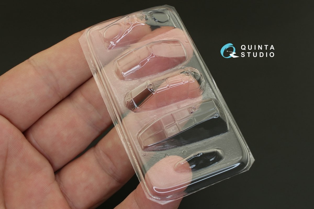 Verrière transparente thermoformée Quinta Studio QC72001 Pe-2 (pour kit Zvezda 7283) 1/72 – image 5