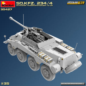 MiniArt 35427 Sd.Kfz. 234/4 SCHWERER PANZERSPÄHWAGEN 7,5 cm. KIT INTÉRIEUR 1/35 – image 14