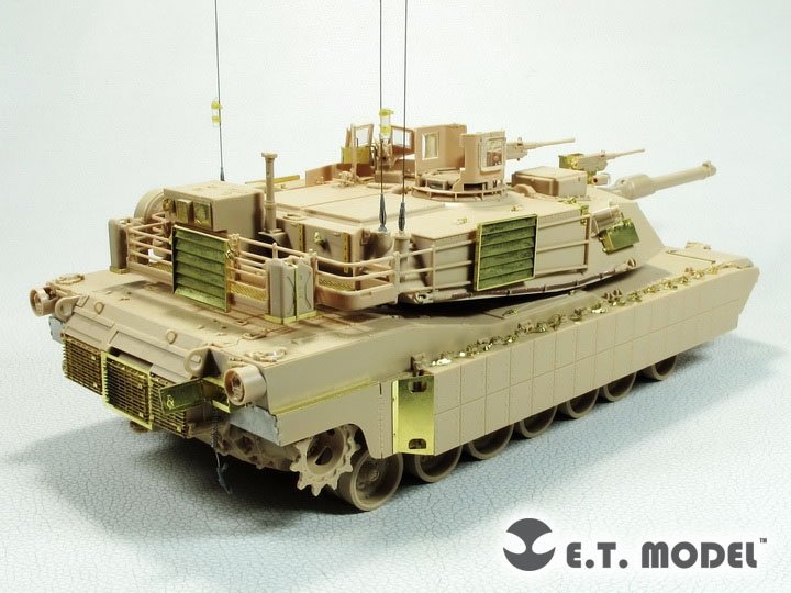 Maquette ET E35-284 USMC M1A1 AIM MBT/USARMY M1A1 Tusk MBT (pour Meng TS-032) 1/35 – image 3